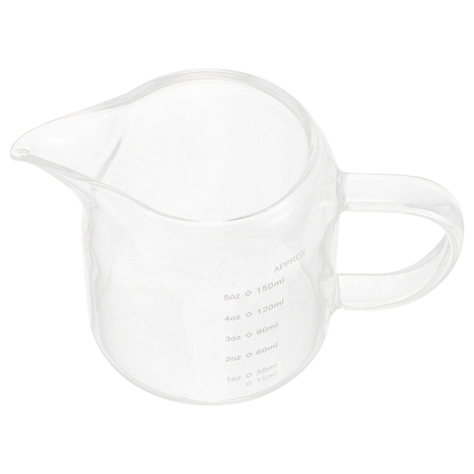 Espresso Shot Glass - Glass Measuring Cup 150ml 5oz Clear