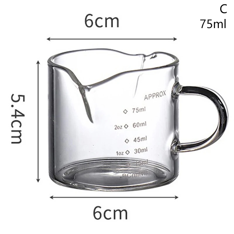 1/2pcs Espresso Cups 2.5oz Esp - Espresso Shot Glass ulasan dan harga
