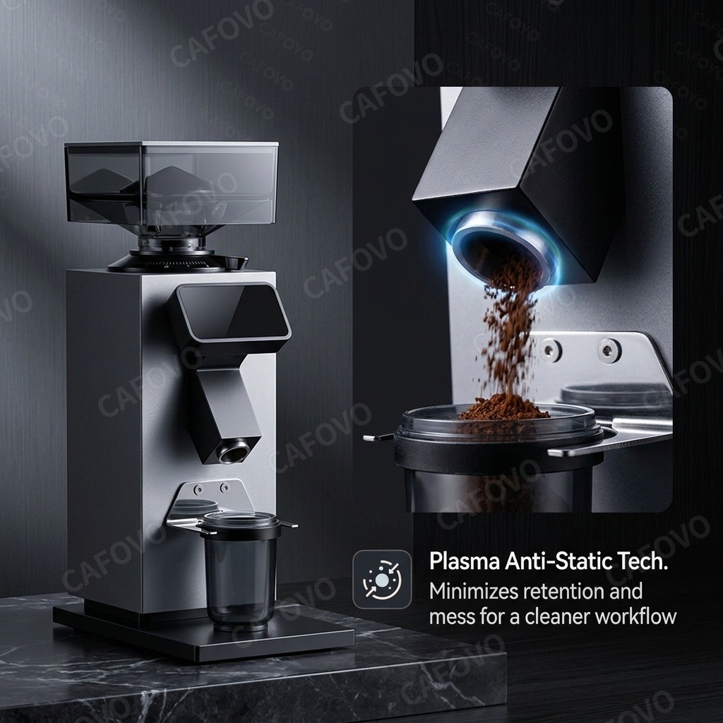 CAFOVO G964F Time-Based Dosing - Coffee Grinder Burr Flat ulasan dan harga